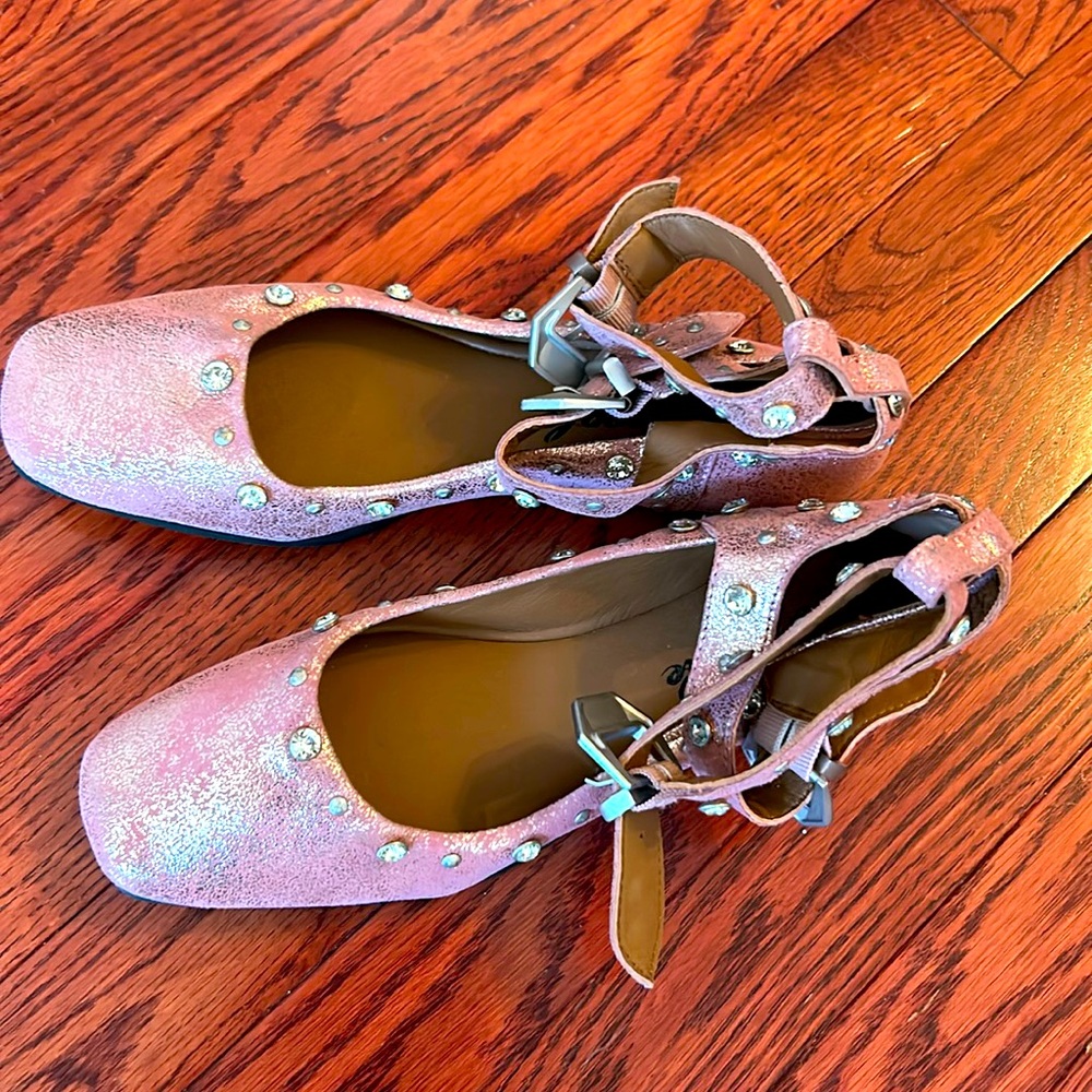 Free People Mystic Mary Jane Double-Strap Flats